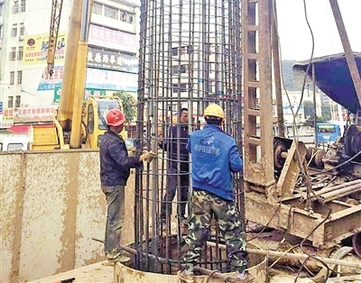 安陽西北繞城高速旋挖樁基工地